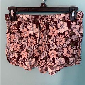 Floral print shorts